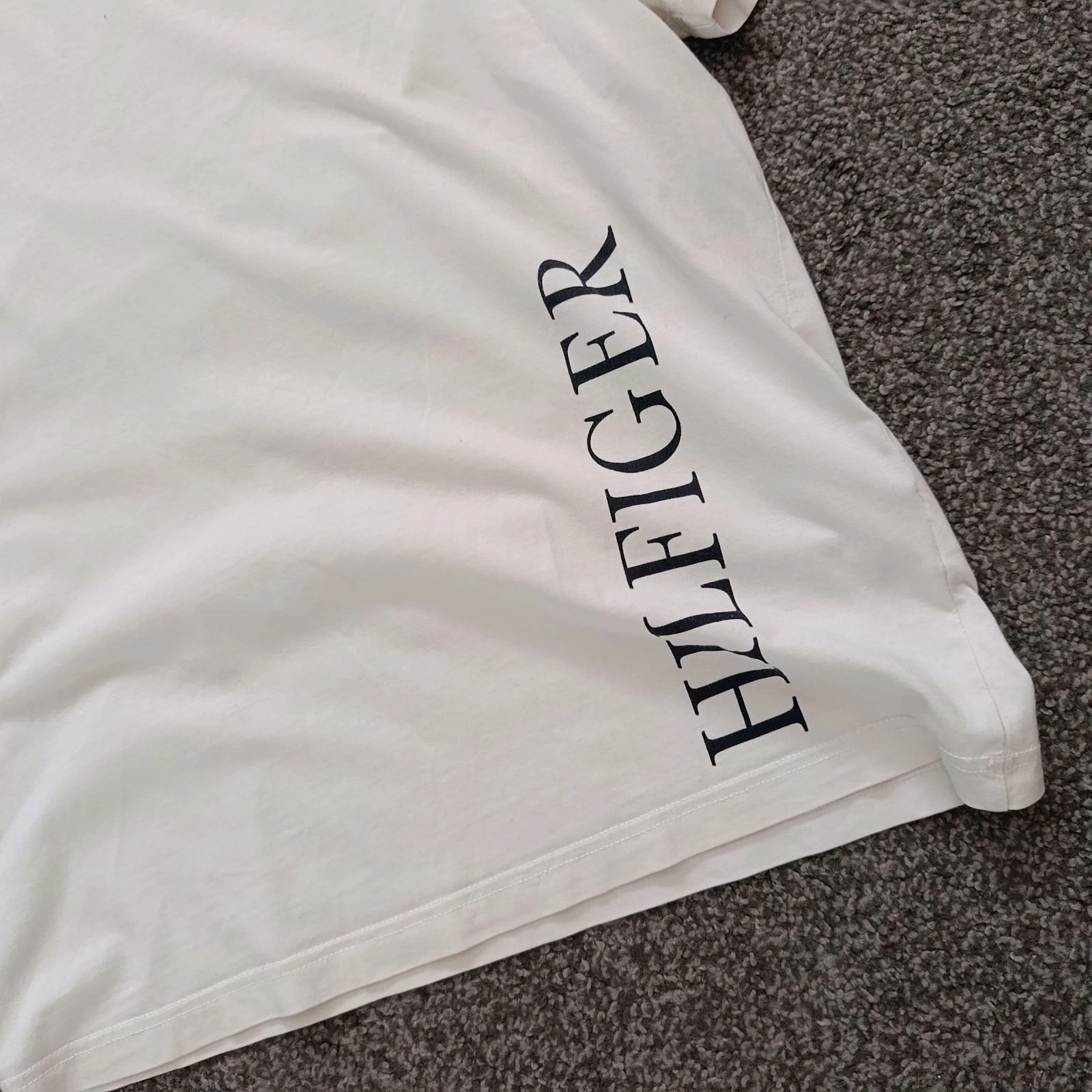 Tommy Hilfiger organic cotton Vintage White size S T-shirt – photo 2